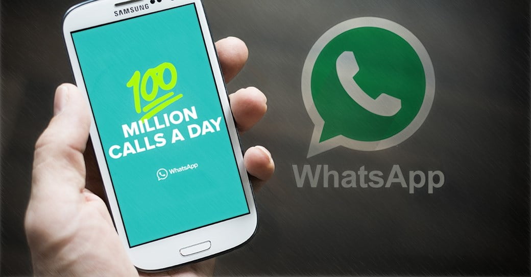  WhatsApp registra 100 milhões de chamadas de voz por dia