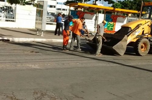  Avenida Luiz Tarquínio recebe operação tapa – buraco