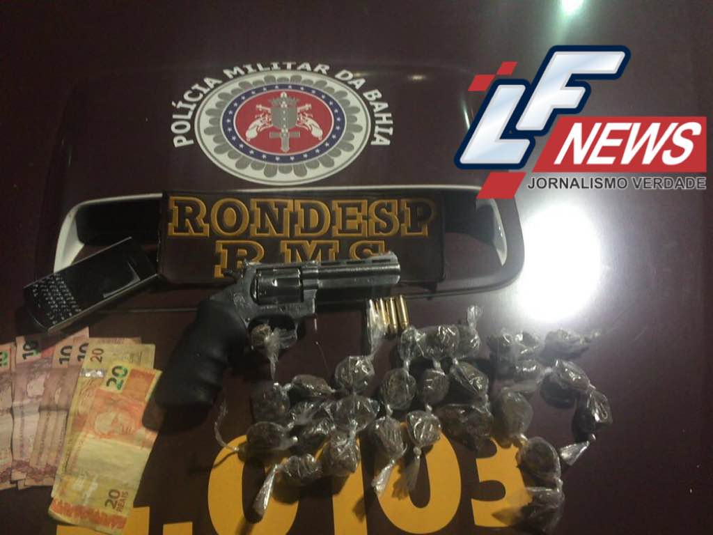  Rondesp RMS prende 3 no Alto de Itinga com arma e maconha