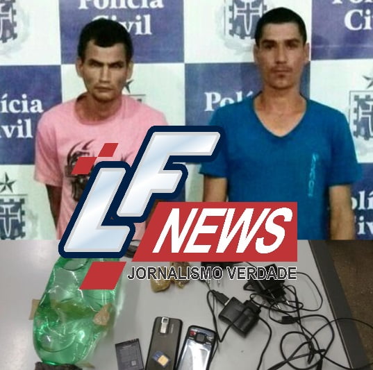  Homens são flagrados jogando drogas e celulares para presos na delegacia