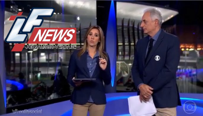  Apresentadores do Jornal da Globo, William Waack e Cristiane Dias, trocam farpas ao vivo