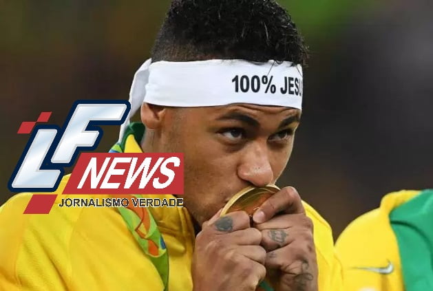  Faixa ‘100% Jesus’ de Neymar cai na mira do COI