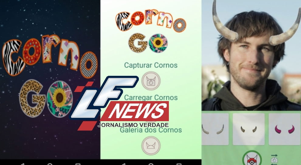  Inspirados no jogo ‘Pokémon Go’, brasileiros criam app ‘Corno GO’