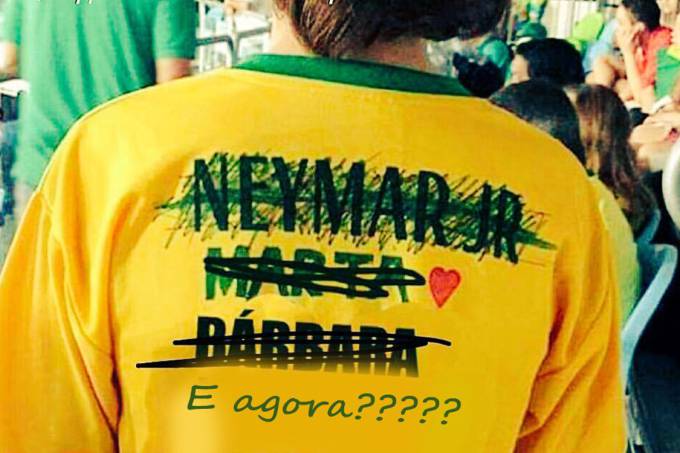  Camisa riscada retorna em meme sobre derrota da seleção feminina