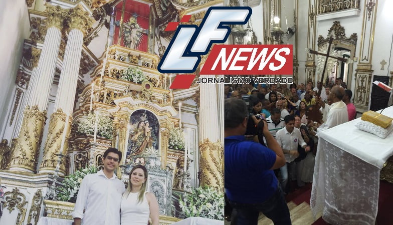  Candidato Alexandre Aleluia (DEM) esteve com sua esposa na Colina Sagrada nesta última sexta-feira do mês