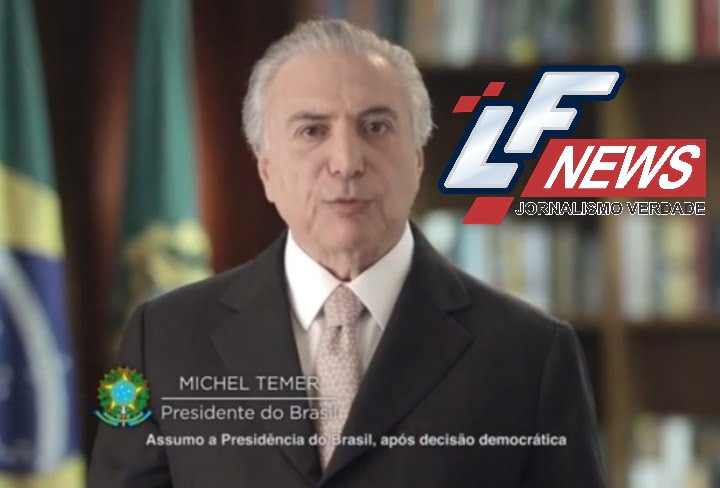  Na TV, Temer cita reformas e que vai “recolocar o Brasil nos trilhos”