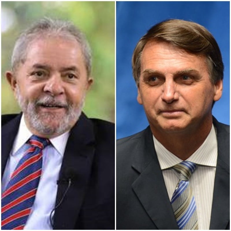  Pesquisa Datafolha coloca Lula como favorito em 2018 e Bolsonaro em 2º