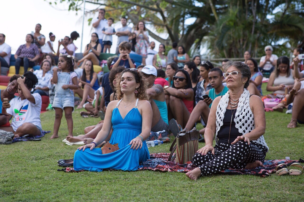 Sarau do Poeta foi a grande atração deste domingo no Parque Ecológico em Lauro de Freitas