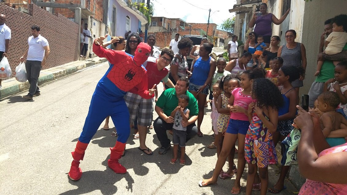  Vereador Isaac de Belchior celebra o Dia das Crianças com super-heróis no bairro de Itinga