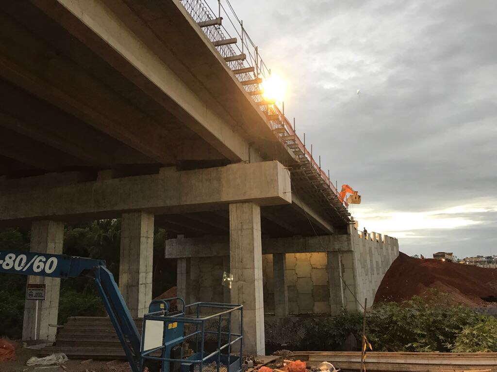  Viaduto do metrô de Lauro de Freitas será inaugurado em 11 de novembro