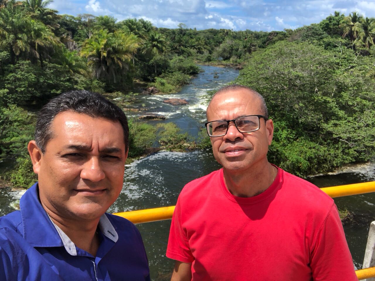  Alexandre Marques e secretário da Semarh visitaram barragem do Rio Joanes, neste domingo