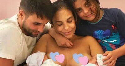 Marido de Ivete posta bolos de ʹmêsversárioʹ das gêmeas