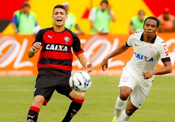  Eliminado! Vitória é derrotado pelo Corinthians e dá adeus a Copa do Brasil