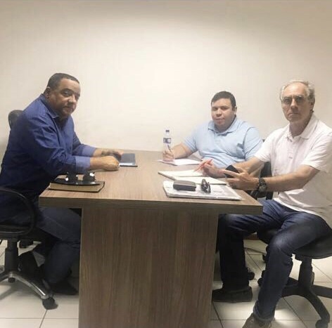  Vereador Isaac de Belchior participa de reunião para realização de Limpeza do Rio Sapato.