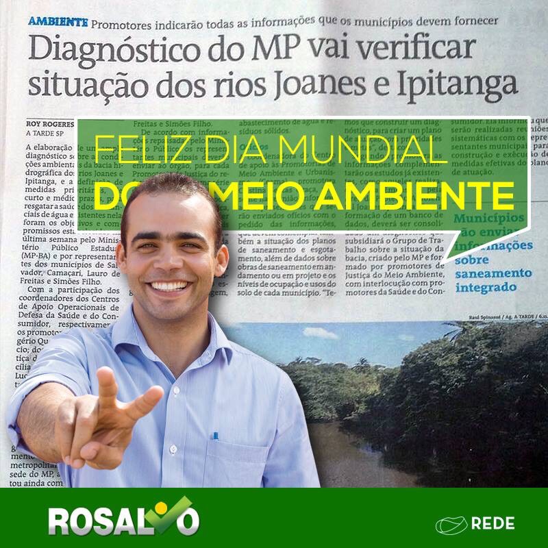  “No Dia Mundial do Meio Ambiente, Lauro de Freitas  ganha presente importante”, destaca vereador Rosalvo