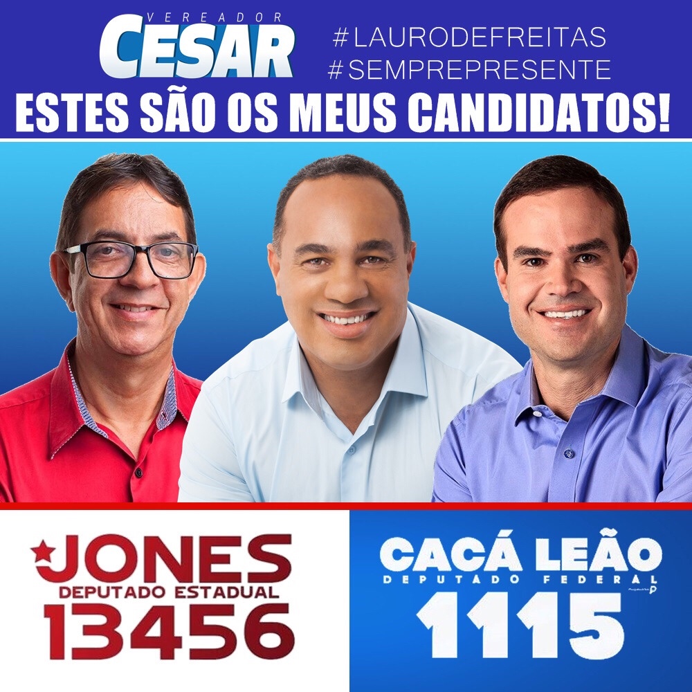  Vereador César apresenta seus candidatos nesta segunda (27), às 19h