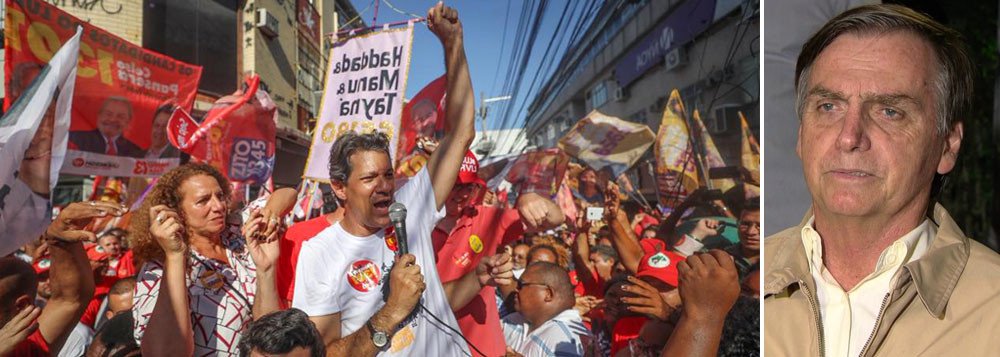  Vox 247: Haddad empata, tem 50% e disputa será voto a voto