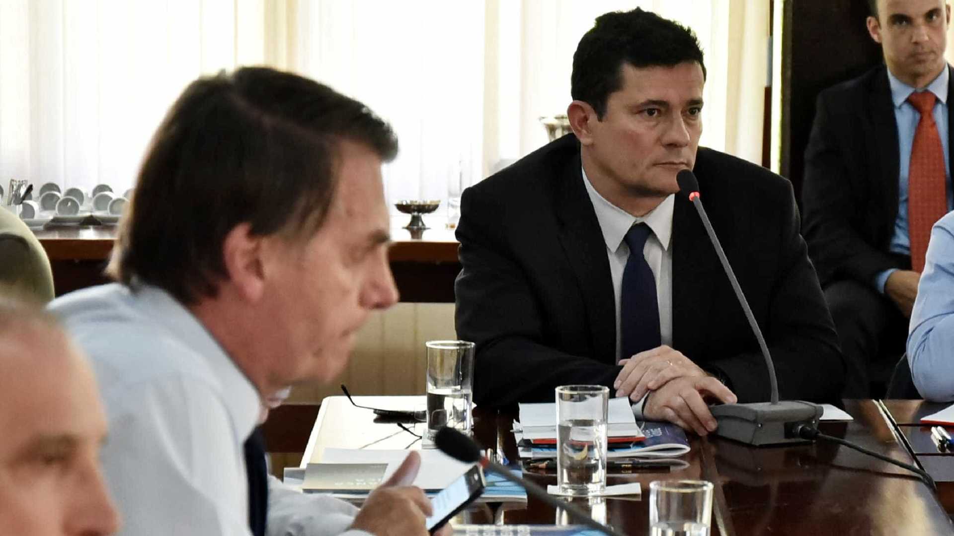  Moro faz alerta sobre corrupção a colegas do governo Bolsonaro