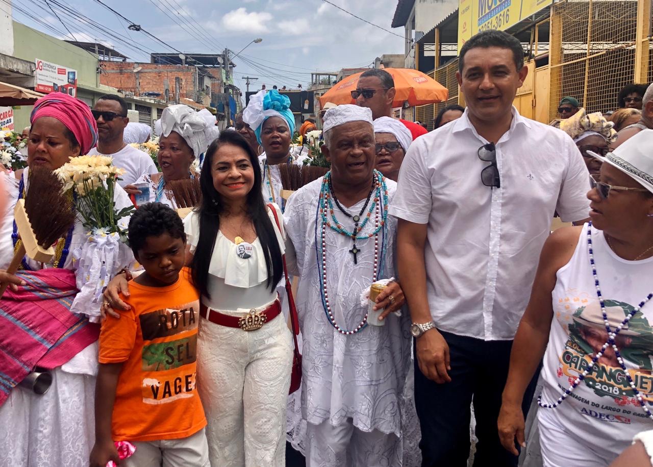  Alexandre Marques marca presença na Tradicional Lavagem do Caranguejo