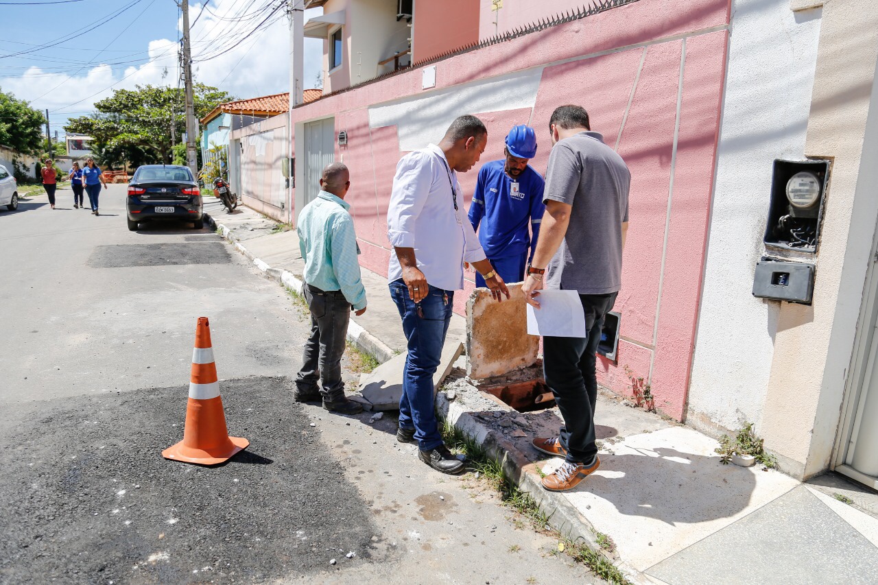  Meio Ambiente intensifica fiscalização de esgotos irregulares em Lauro de Freitas