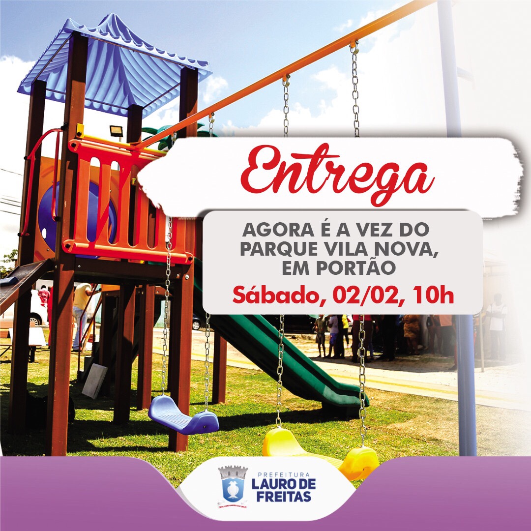  Prefeitura entrega praça revitalizada e parque infantil no HBB Vila Nova de Portão neste sábado (2)