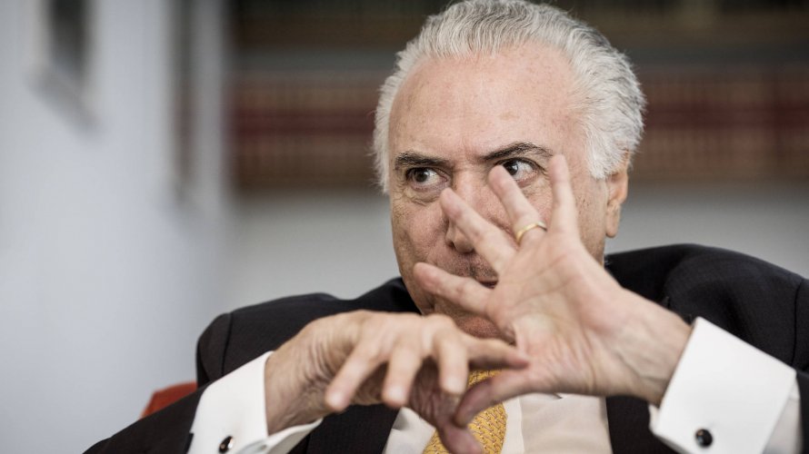  Em entrevista, Temer fala sobre Bolsonaro, denúncias contra a filha e prisão de Geddel: Vou para o enfrentamento público