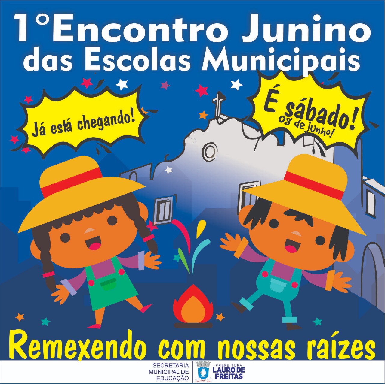  Encontro Junino resgata tradição nas escolas municipais de Lauro de Freitas