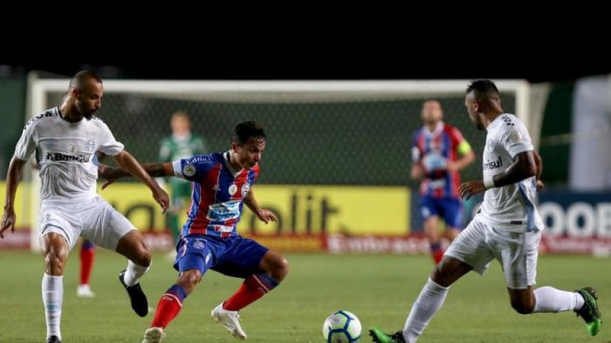 Bahia enfrenta o Grêmio em jogo de ida das quartas de final da Copa do Brasil