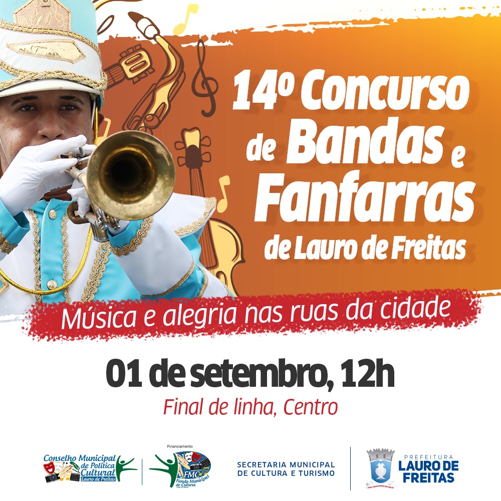  14º Concurso de Bandas e Fanfarras vai reunir grupos da RMS e Recôncavo neste domingo