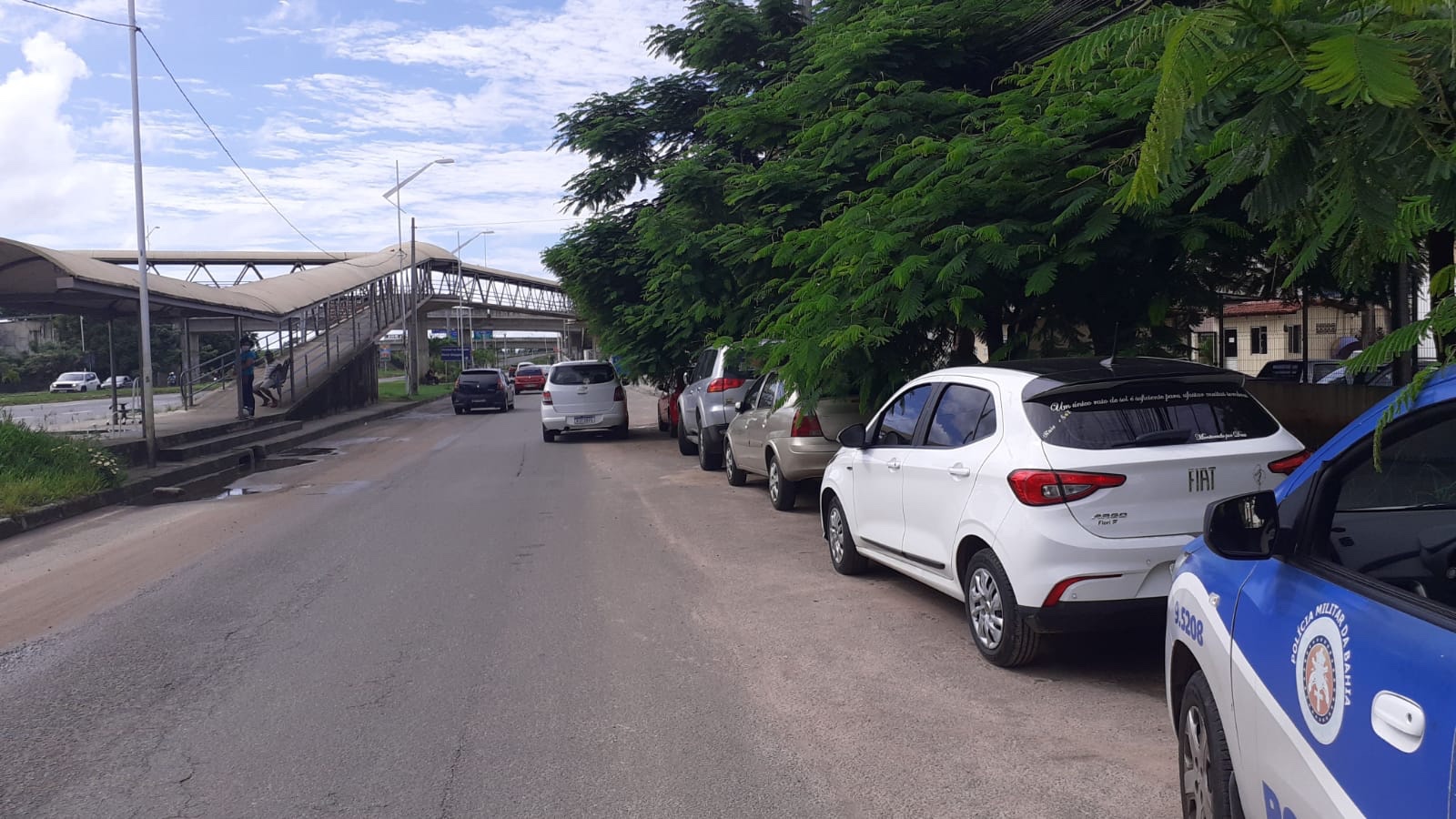 52ª CIPM de Lauro de Freitas recupera veículo roubado em frente ao Santander do Centro