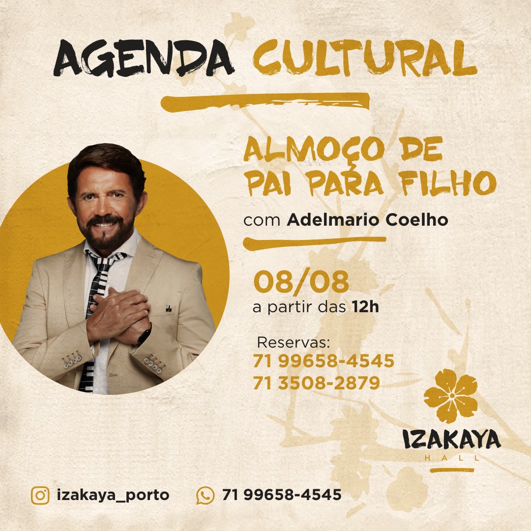  Após 16 meses em isolamento social, Adelmário Coelho anuncia show no Dia dos Pais em Lauro de Freitas