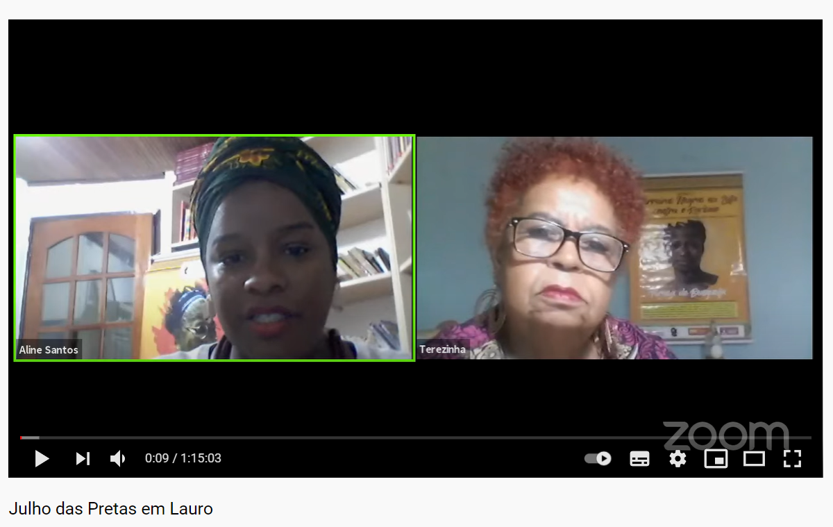 Live com apresentação de biografias de mulheres negras abre programação do mês Julho das Pretas