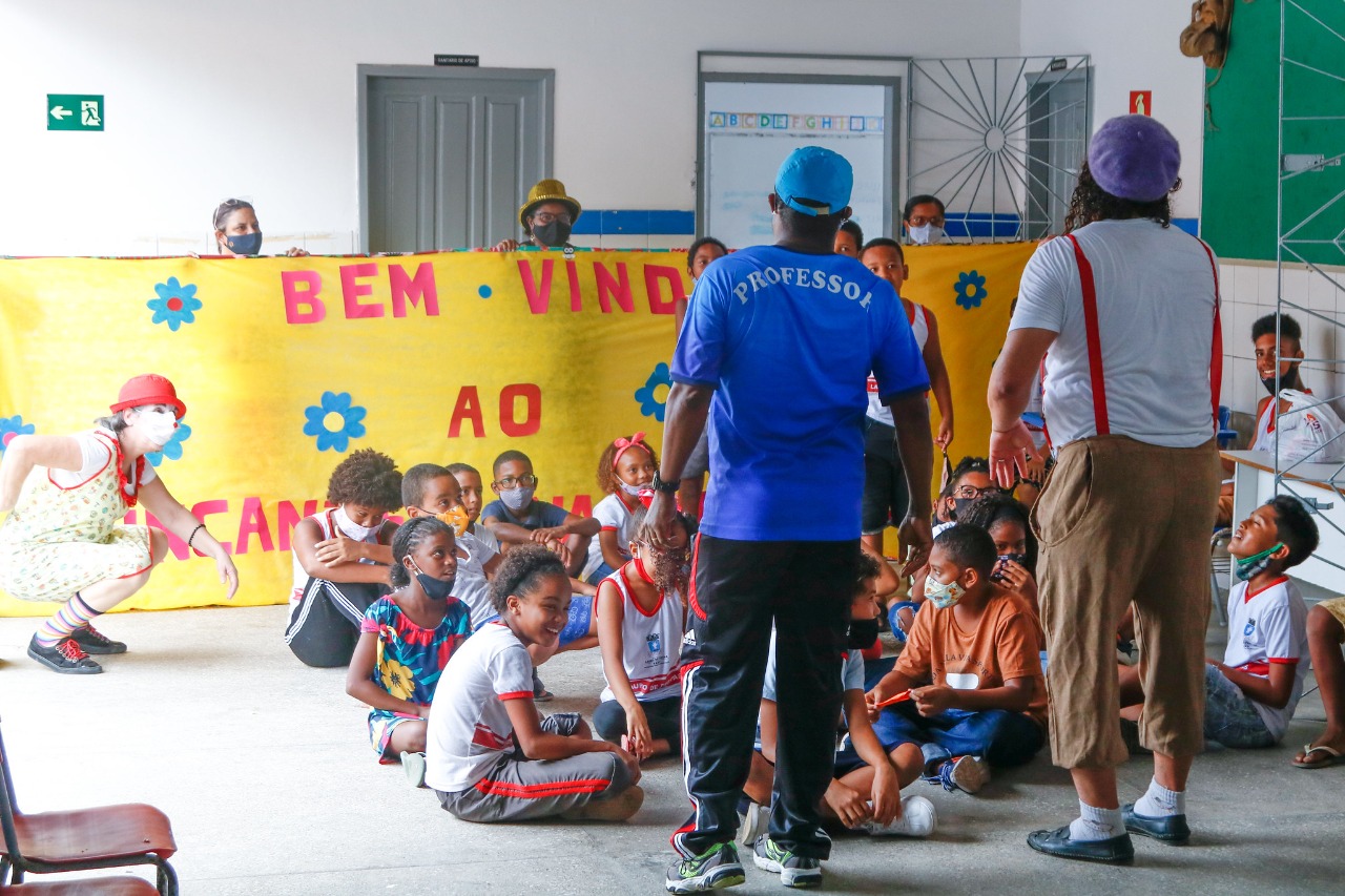 Alunos das escolas municipais de Lauro de Freitas têm momentos de lazer e descontração com o projeto “Cidade Brincante”