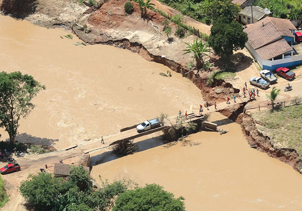  Sul da Bahia tem 4,2 mil desabrigados por chuvas
