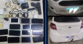  Suspeitos são presos acusados de roubar 14 celulares em Lauro de Freitas