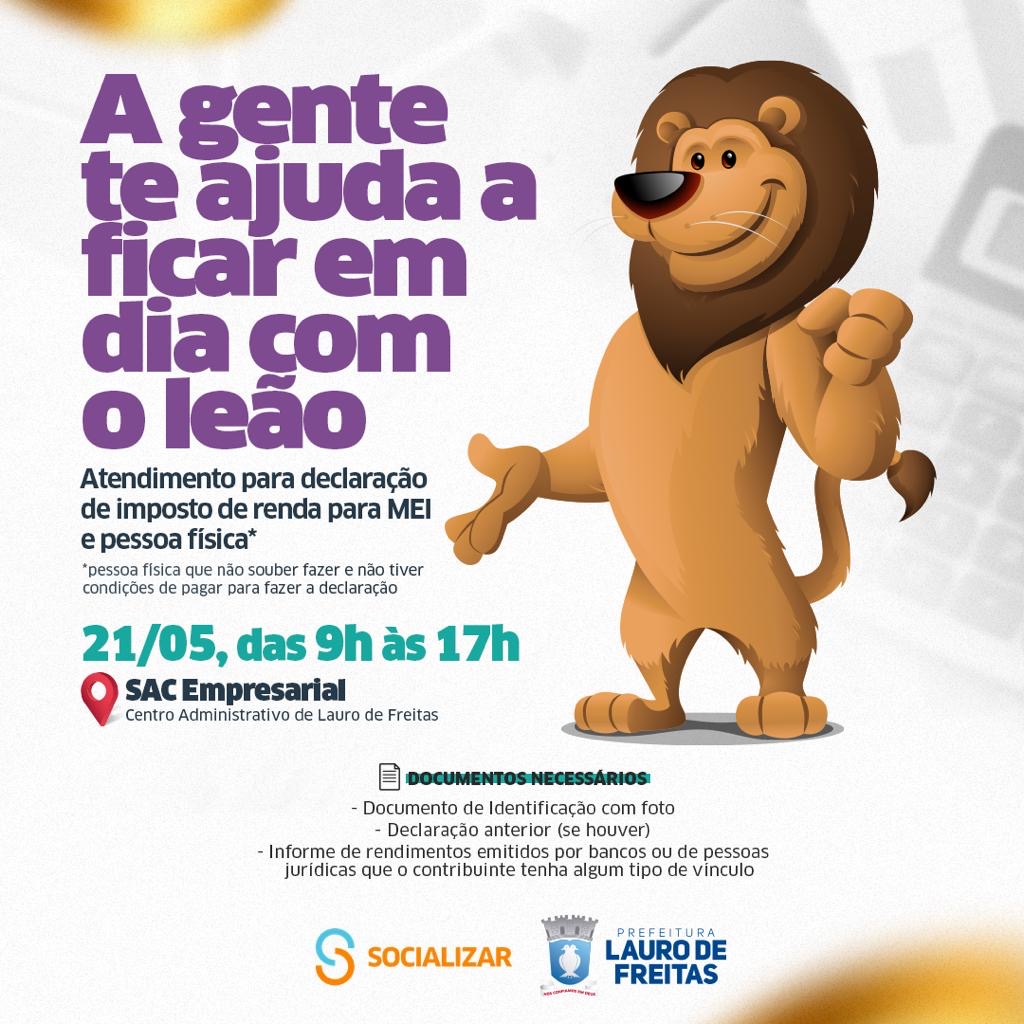 Em parceria com a Prefeitura, o Socializar orienta contribuintes na declaração do IR neste sábado (21)