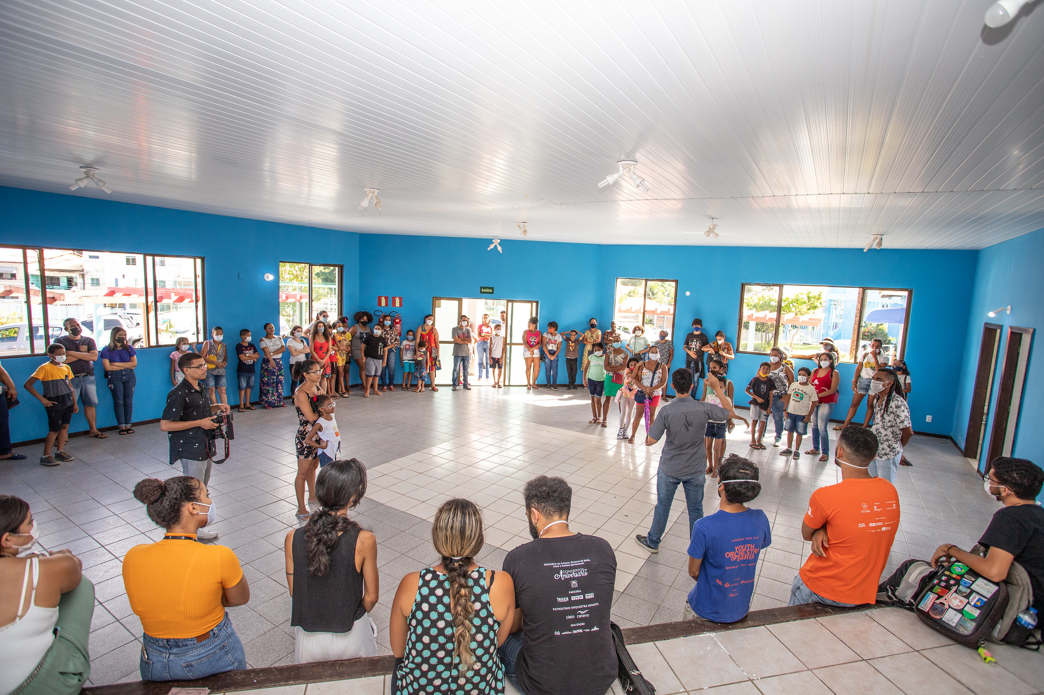  Núcleo do Neojiba de Lauro de Freitas acolhe alunos no primeiro dia de aula