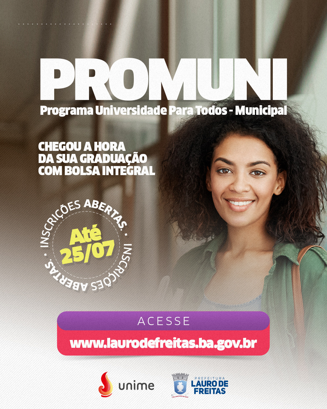  Promuni inscreve para bolsas de graduação gratuitas até o dia 25 de julho