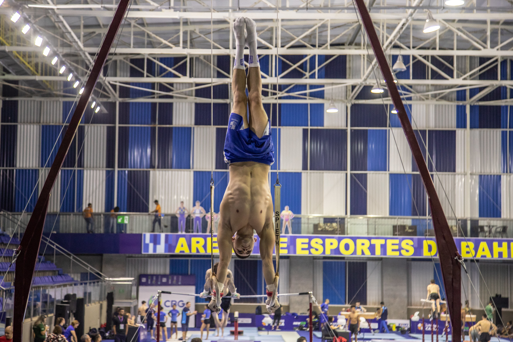  Campeonato: treinamento com atletas olímpicos de Ginástica começou nesta terça-feira em Lauro de Freitas