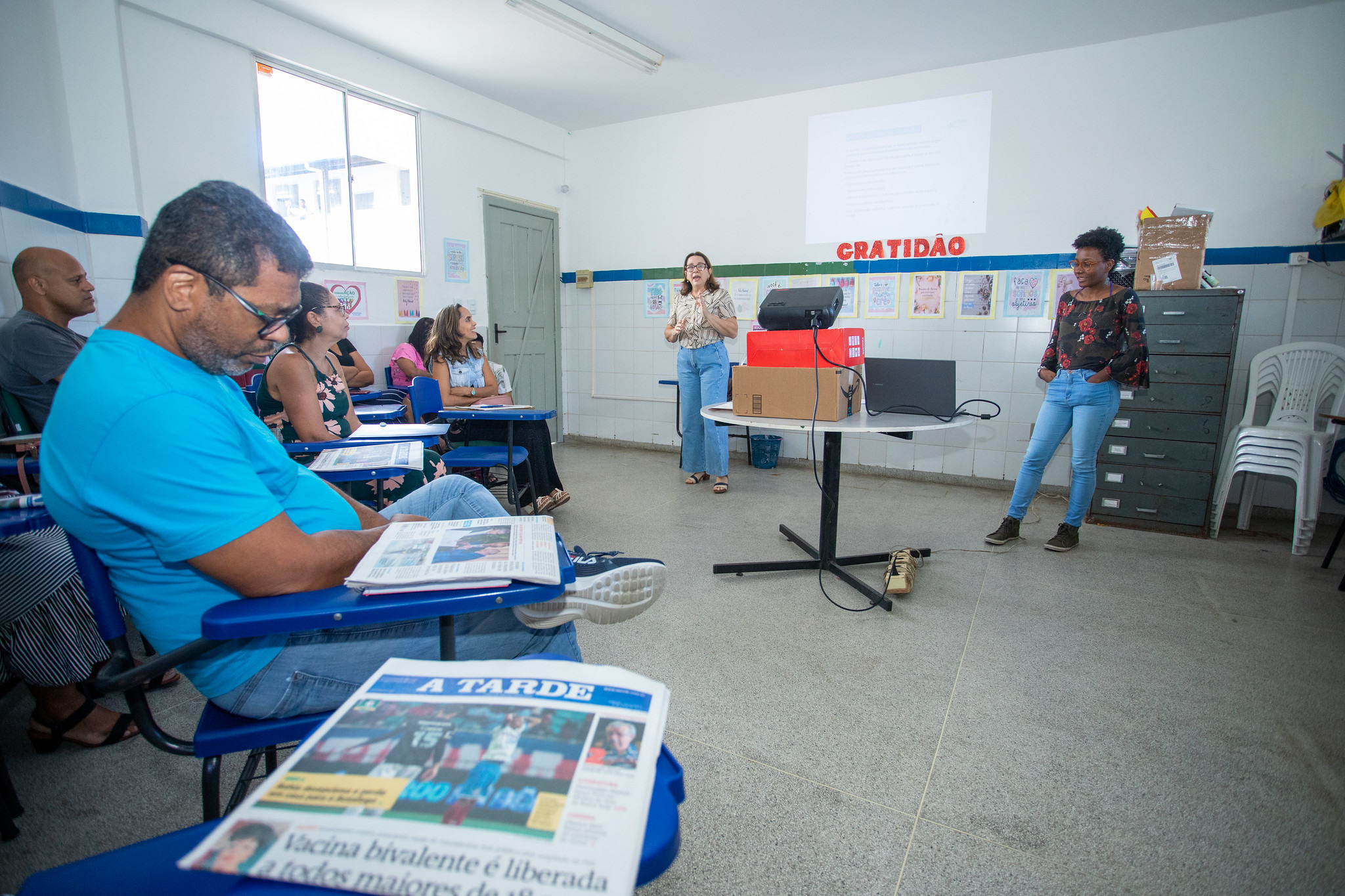  Professores da rede municipal de Lauro de Freitas participam de formação voltada para práticas educomunicativas