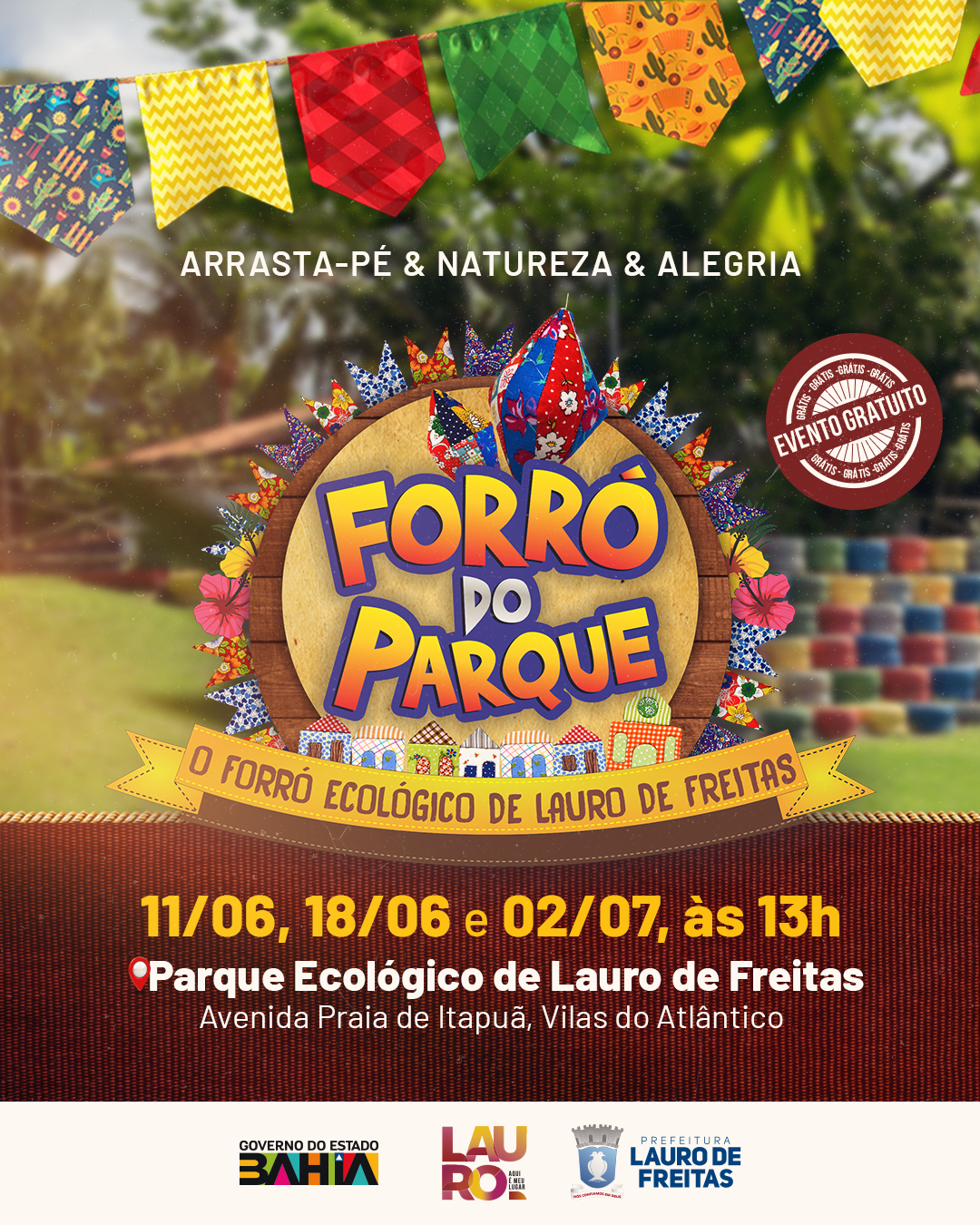  Prefeitura promove a 2ª edição do Forró do Parque; confira programação