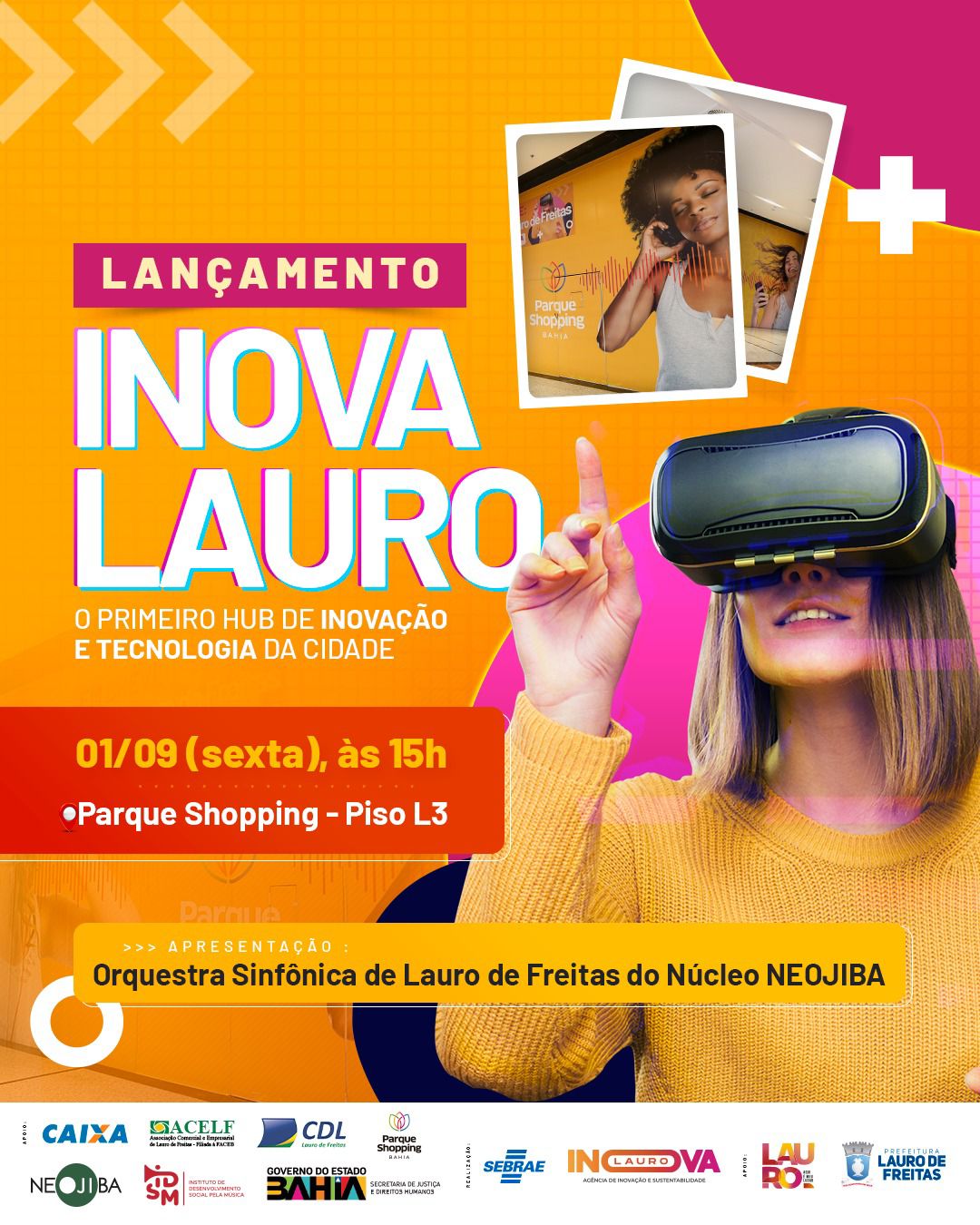  Lauro de Freitas contará com o primeiro Hub de Inovação e Tecnologia: projeto será lançado nesta sexta-feira (1º)