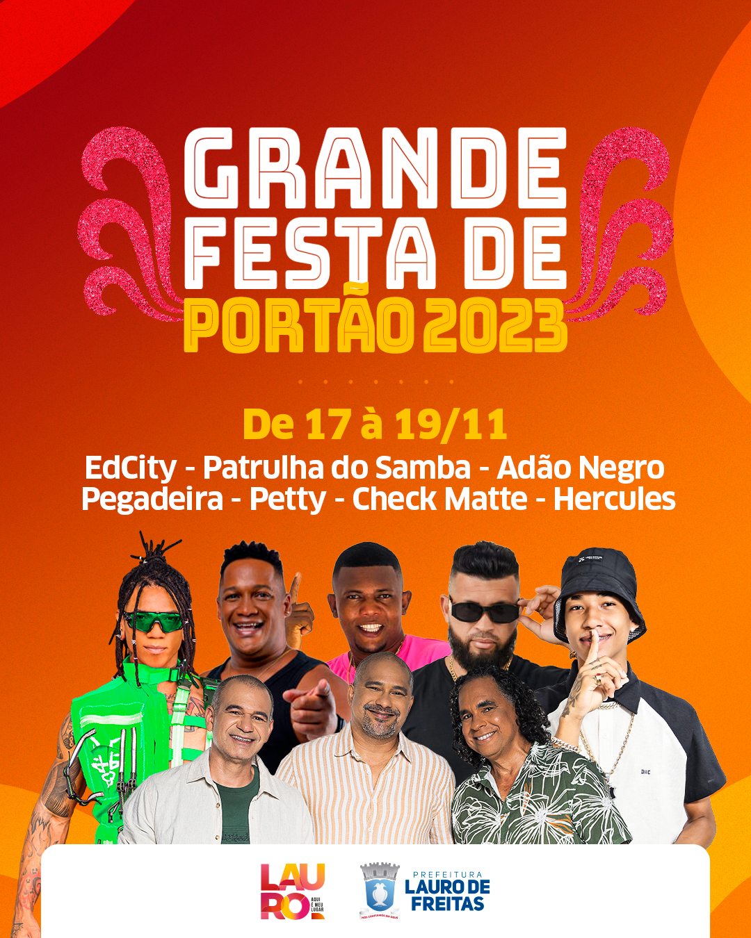  41ª Edição da Grande Festa de Portão em Lauro de Freitas promete três dias de celebração cultural de sexta (17) a domingo (19)