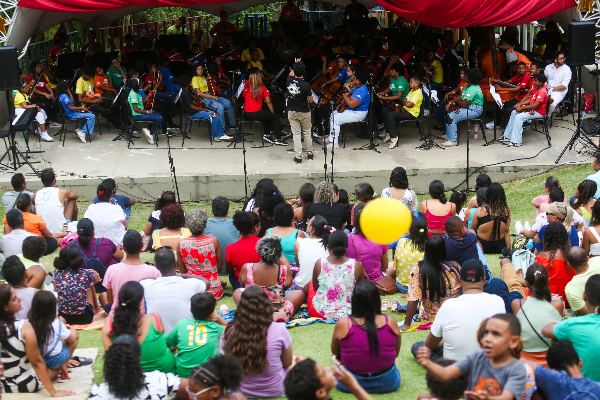  EcoNoel: Orquestra NEOJIBA de Lauro de Freitas se apresenta no Parque Ecológico