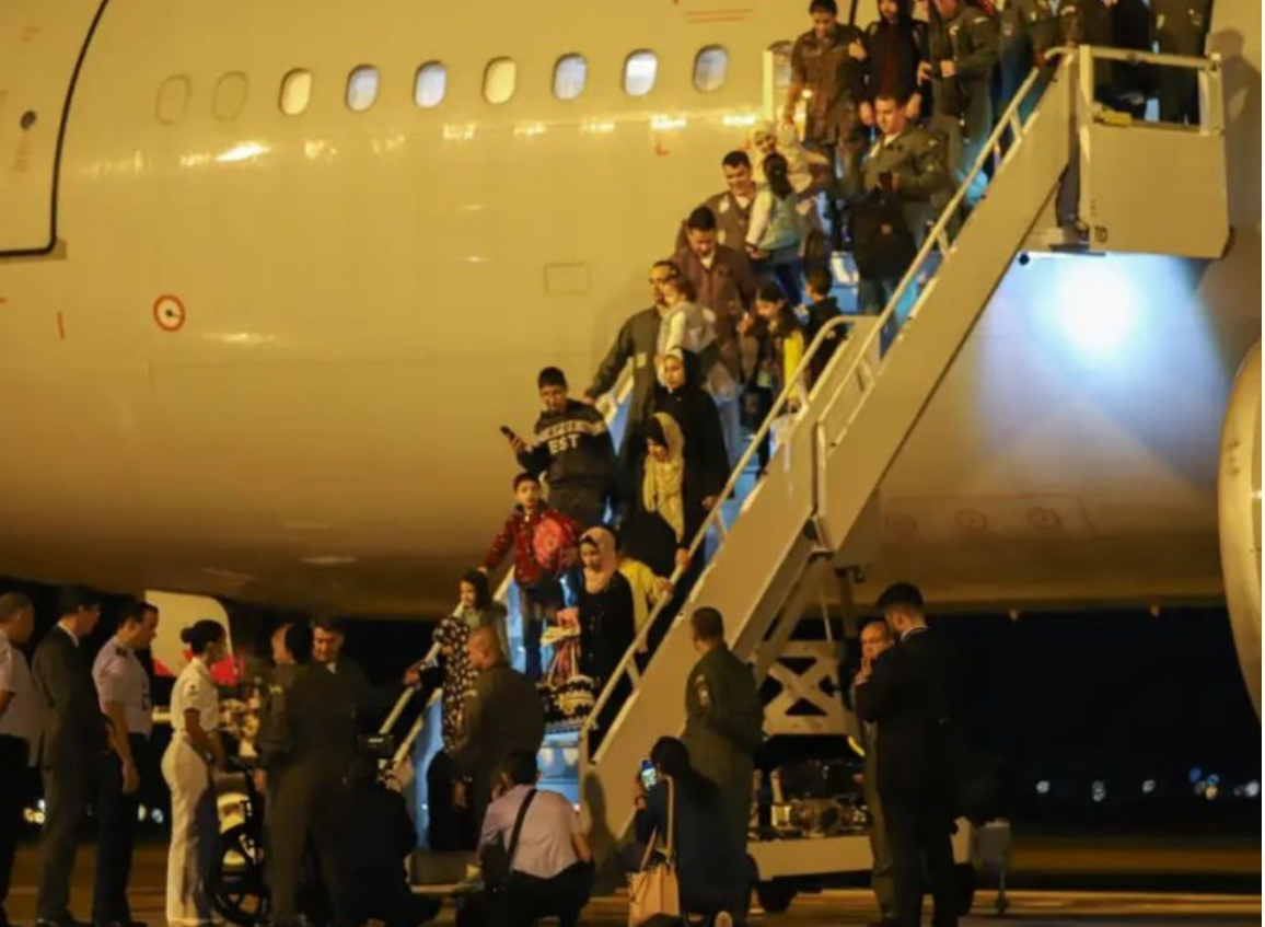  Mais um grupo de repatriados de Gaza chega ao Brasil