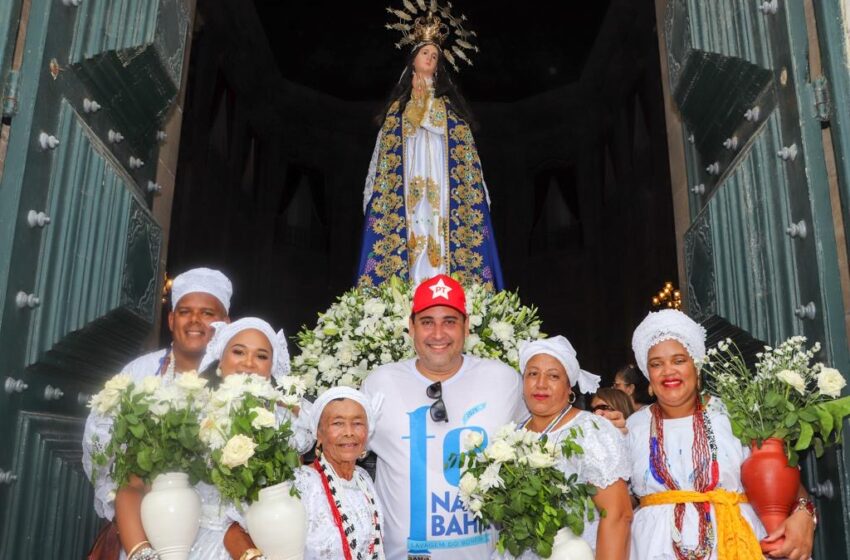  No Bonfim, Éden garante participação de Lula nas eleições de Salvador e na Bahia