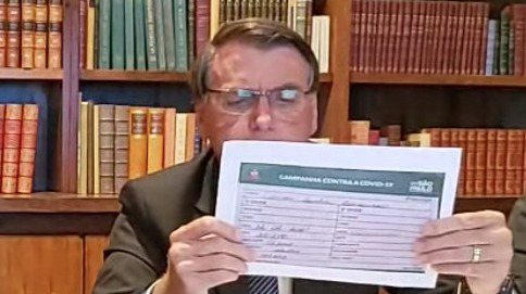  Certificado de vacinação de Bolsonaro é falso, conclui CGU