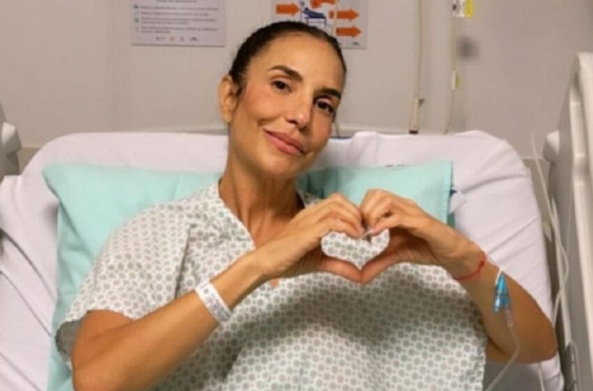  Ivete Sangalo recebe alta após internação por pneumonia e agradece fãs e amigos por orações