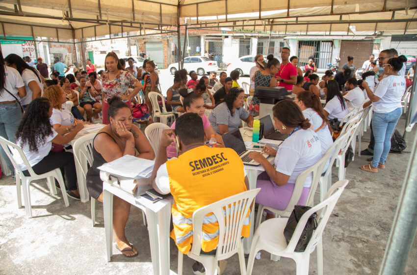  Caravana Social na Rua: Prefeitura leva serviços da Semdesc para os moradores de Itinga