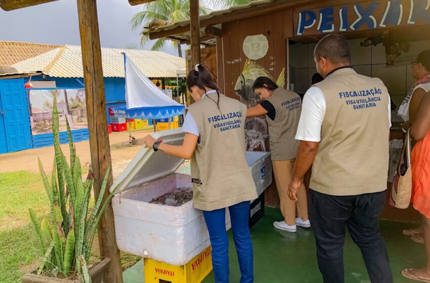  Vigilância Sanitária de Lauro de Freitas intensifica ação educativa em peixarias durante a Semana Santa